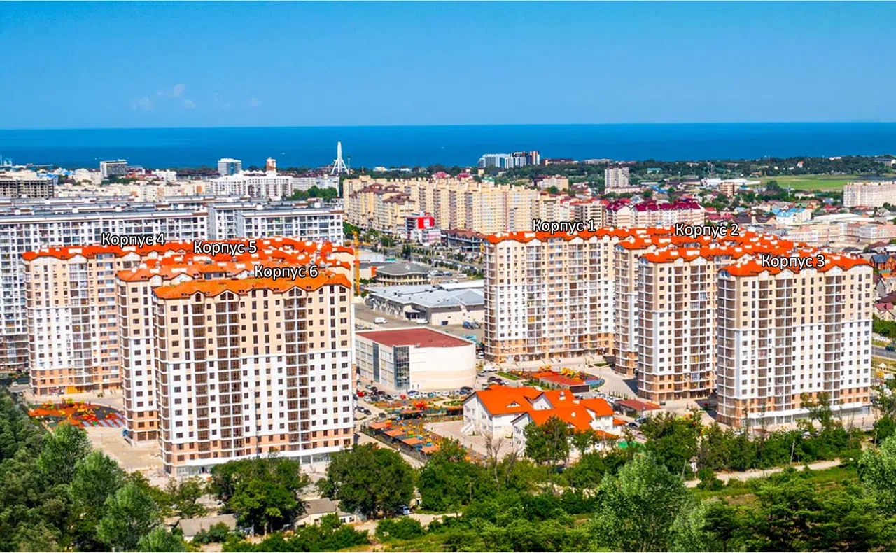 Генплан ЖК Черное море