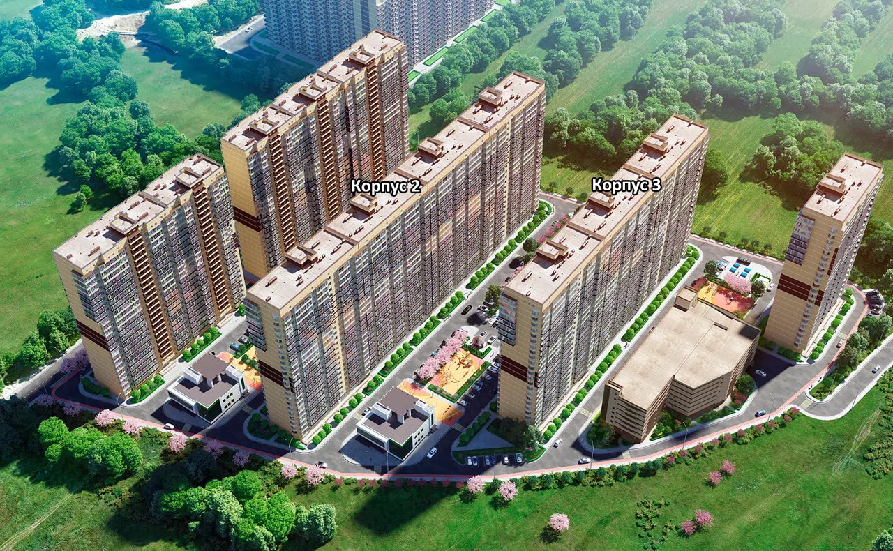 Генплан ЖК Абрикосово. AVA GROUP